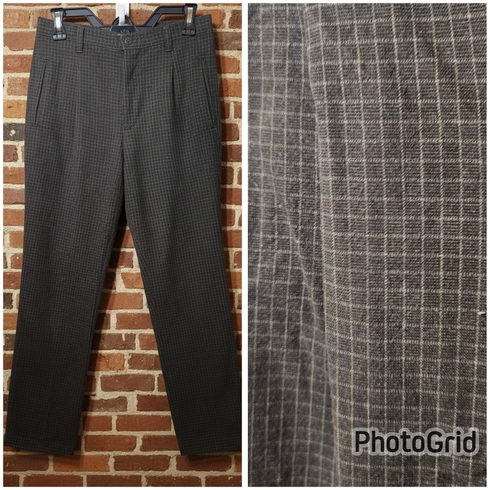 Lee Riveted Brown Plaid Trousers Women’s Pants Vintage Y2K Size 6